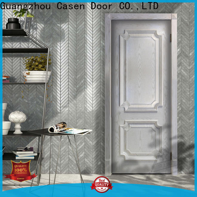 Casen Doors fashion hdf moulded panel doors factory price for washroom