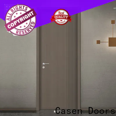 Casen Doors custom made real wood front door factory price for shop