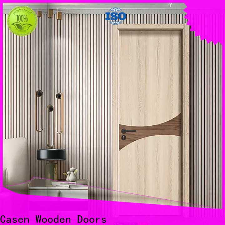 Casen Doors modern mdf doors wholesale for washroom