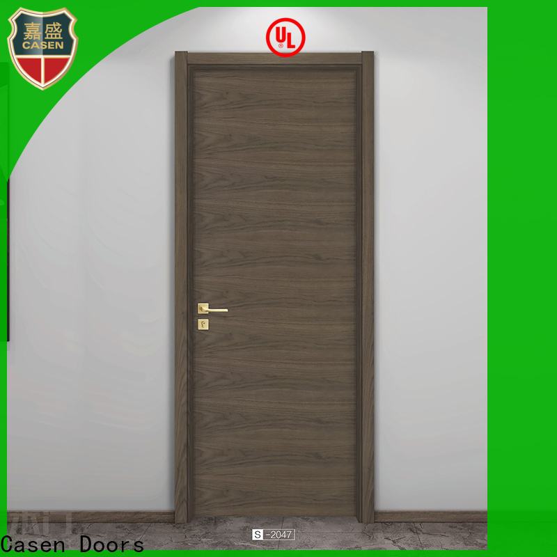 Casen Doors bulk white wooden front door factory price for store