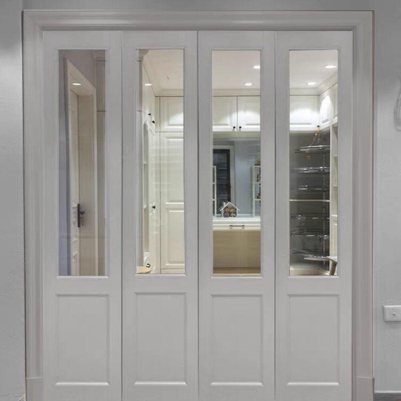 JS-001 glass wood door for kitchen use