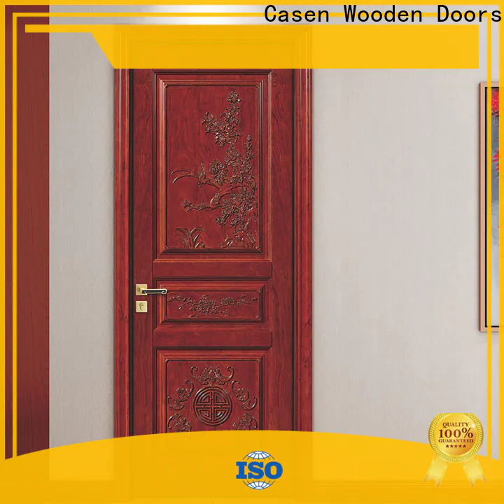 Casen Doors carved flowers solid hardwood front door cost for kitchen