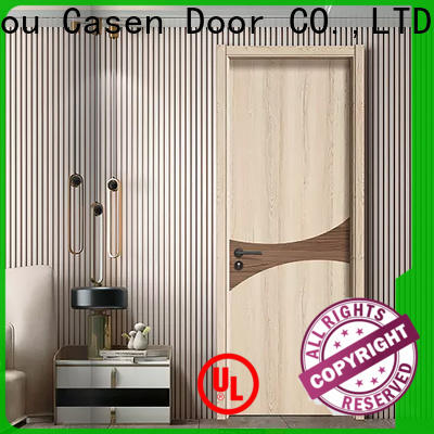 Casen Doors simple design white mdf interior doors factory for bedroom
